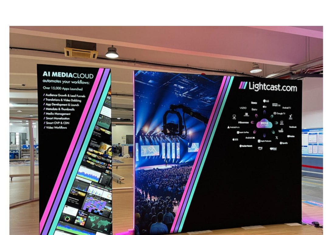 Modular LED booth